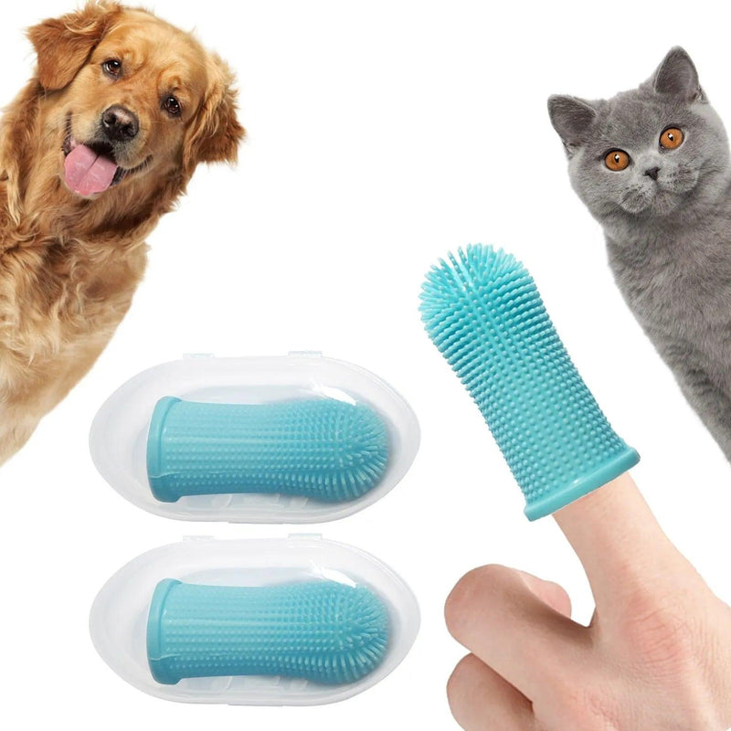 Escova De Dentes De Silicone Para Pets - MARIA BELLA
